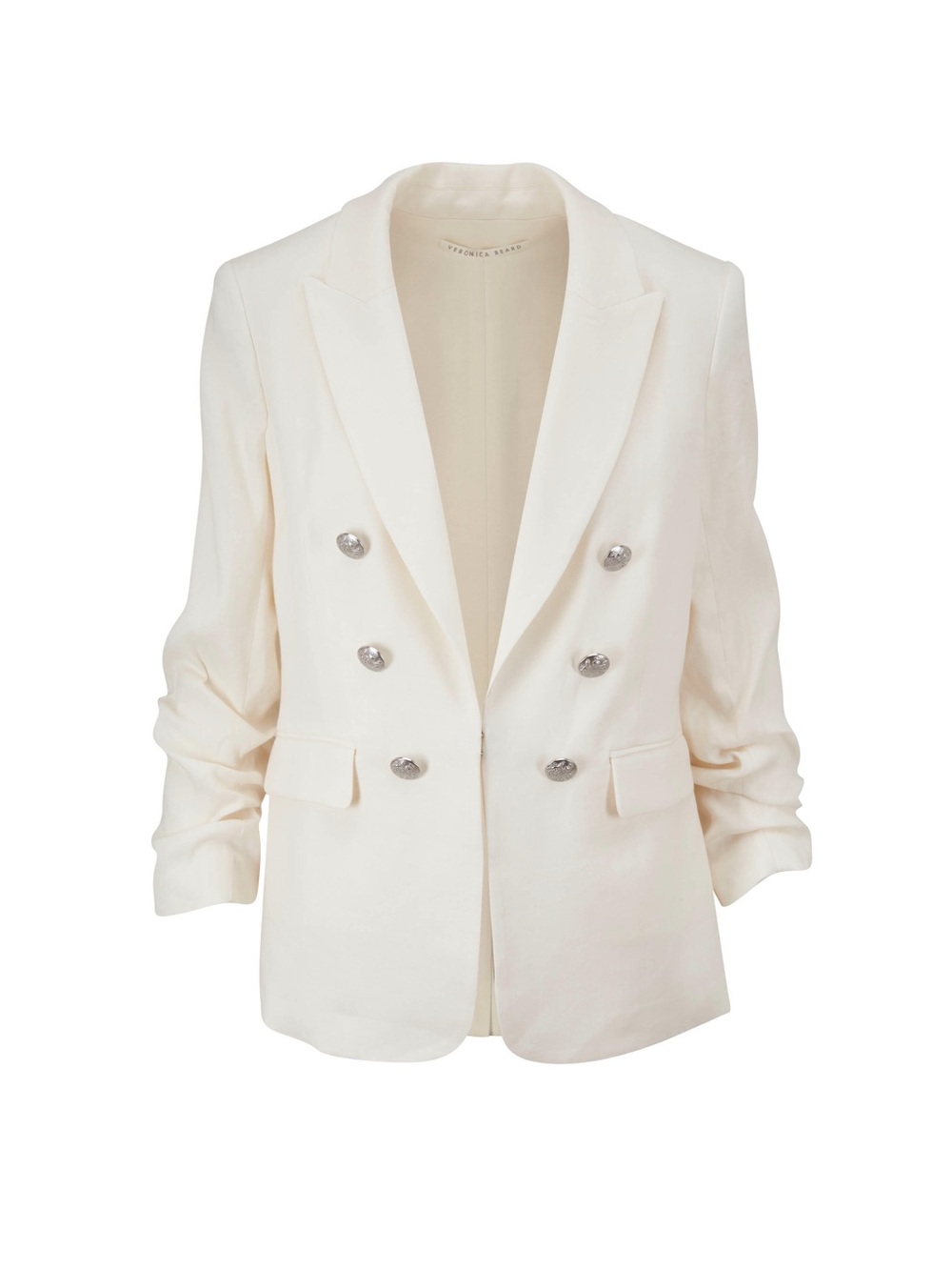 🆕 VERONICA BEARD Beacon Dickey Jacket in White Sz 14